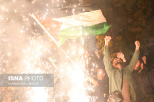 برگزاری جشن پیروزی عملیات «طوفان الأقصی» در تهران