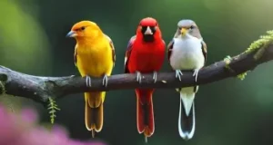 داستان کودکانه ماجرای سه پرنده زرد، قرمز و آبی